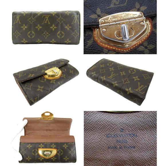 Louis Vuitton Monogram Etoile Portefeuille Sara Quilted Long Wallet Brown - Picture 2 of 6